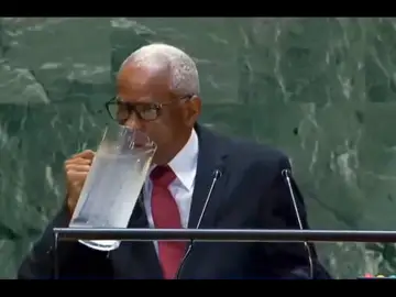 El representante de Haití en la asamblea de la ONU El representante de Haití en la asamblea de la ONU
