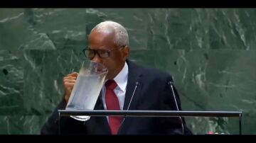 El representante de Haití en la asamblea de la ONU