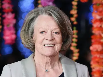 La actriz Maggie Smith La actriz Maggie Smith