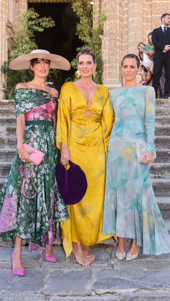 Eugenia, Alejandra y Claudia Osborne en la boda de Ana Portillo