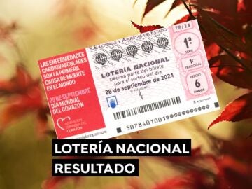 Sorteo Lotería Nacional: Comprobar décimo de hoy sábado 28 de septiembre, en directo