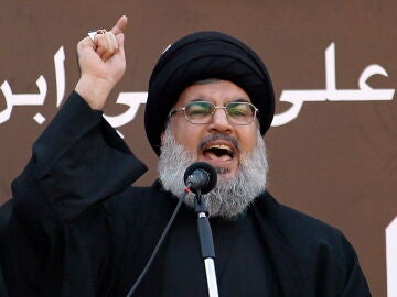 El secretario general de Hezbolá, Sayyed Hassan Nasrallah