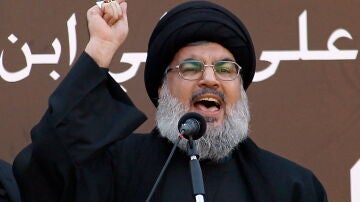 El secretario general de Hezbolá, Sayyed Hassan Nasrallah