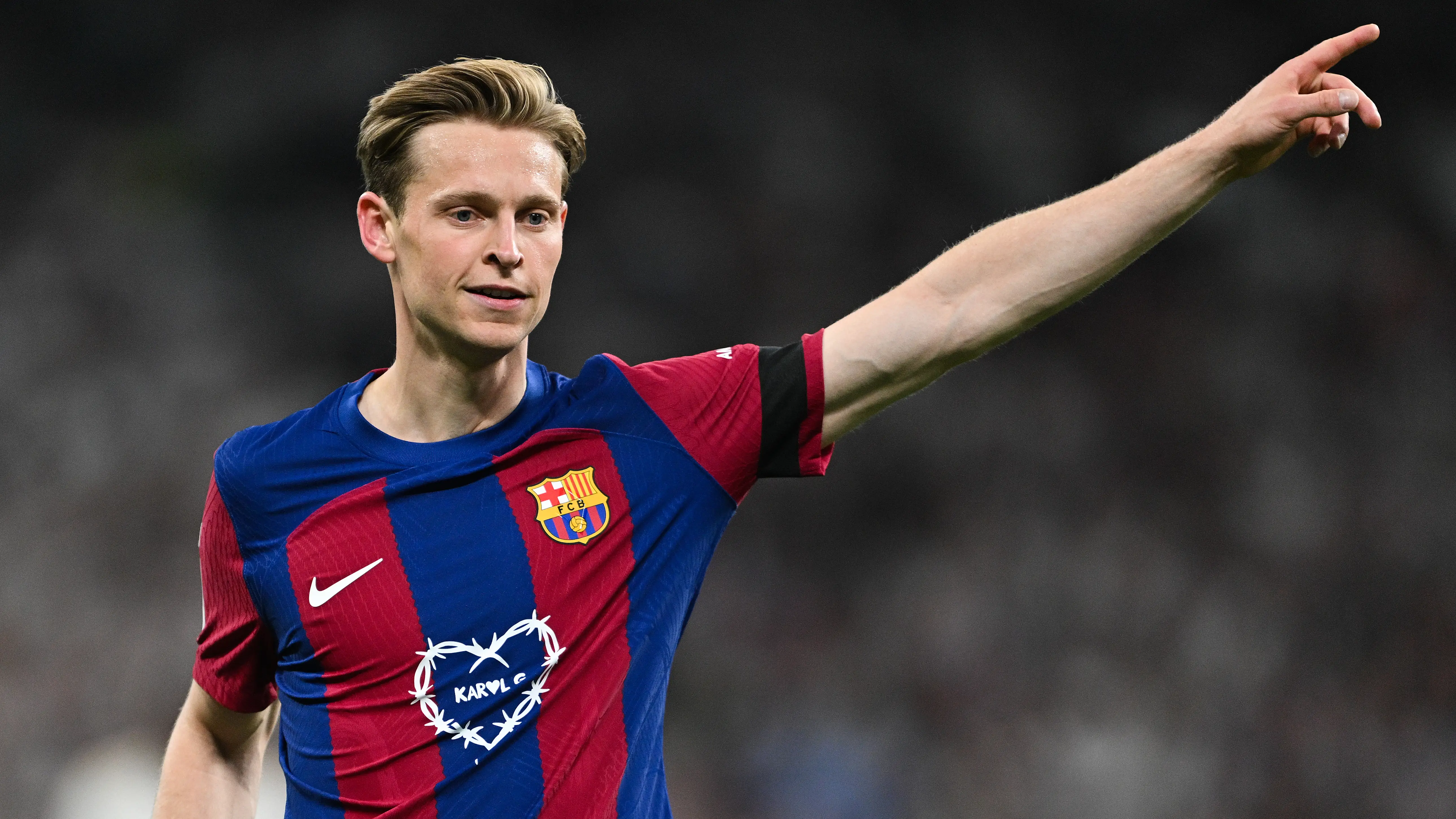 Frenkie de Jong en el Cl&aacute;sico
