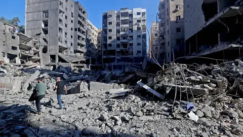 Imagen de Beirut tras el ataque de Israel Imagen de Beirut tras el ataque de Israel