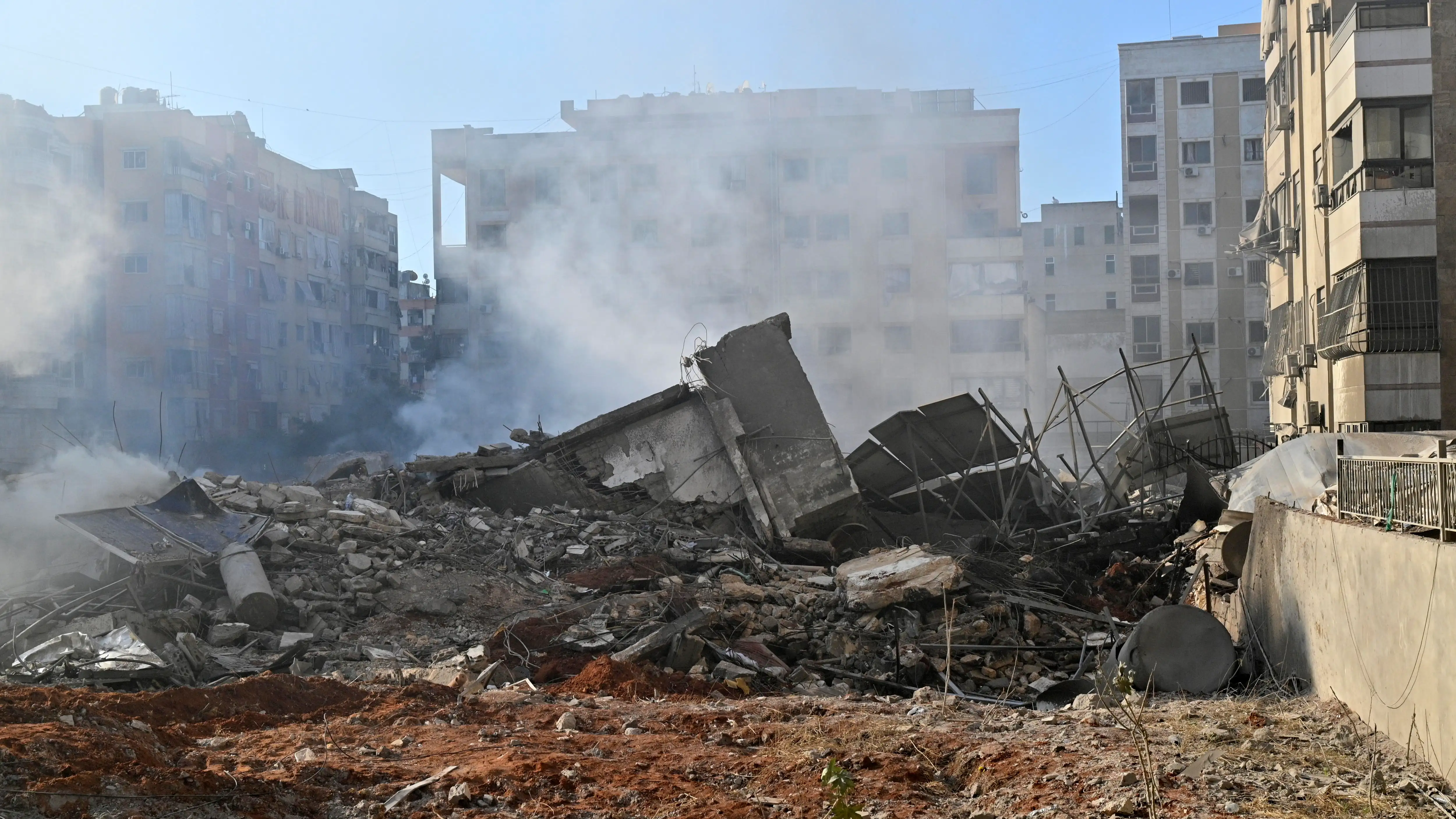 Imagen del ataque israel&iacute; en Beirut