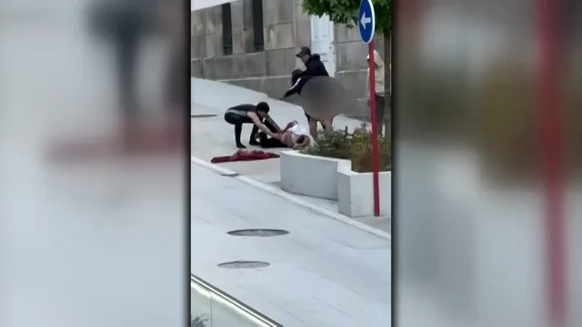 El v&iacute;deo de la agresi&oacute;n en Ourense
