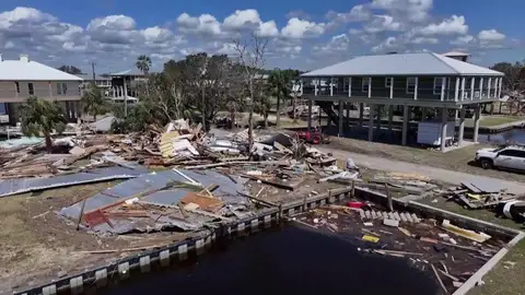 Destrozos Huracán Helene en EEUU Destrozos Huracán Helene en EEUU