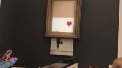 Subastada la obra 'Niña con globo' de Banksy Efemérides de hoy 5 de octubre de 2024: Subastada la obra 'Niña con globo' de Banksy