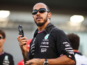 Lewis Hamilton en el Gran Premio de Singapur. 