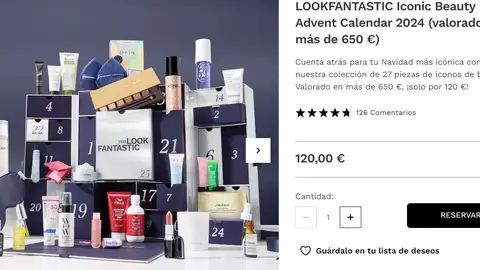 Calendario de Adviento de Look Fantastic Calendario de Adviento de Look Fantastic