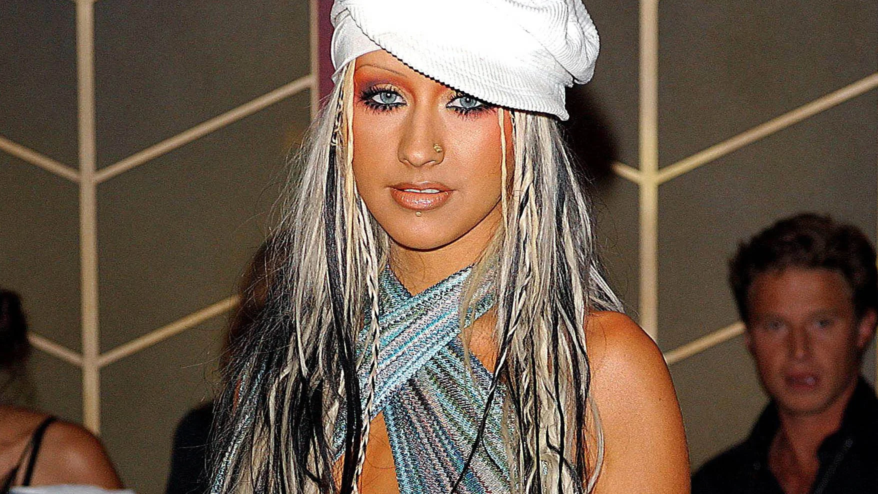 Christina Aguilera durante en 2002 Christina Aguilera durante en 2002
