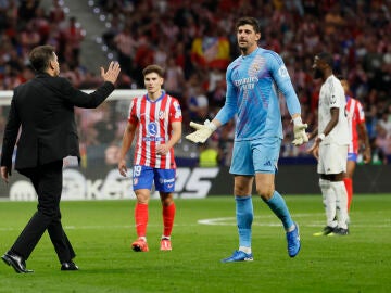 Thibaut Courtois, en el Metropolitano