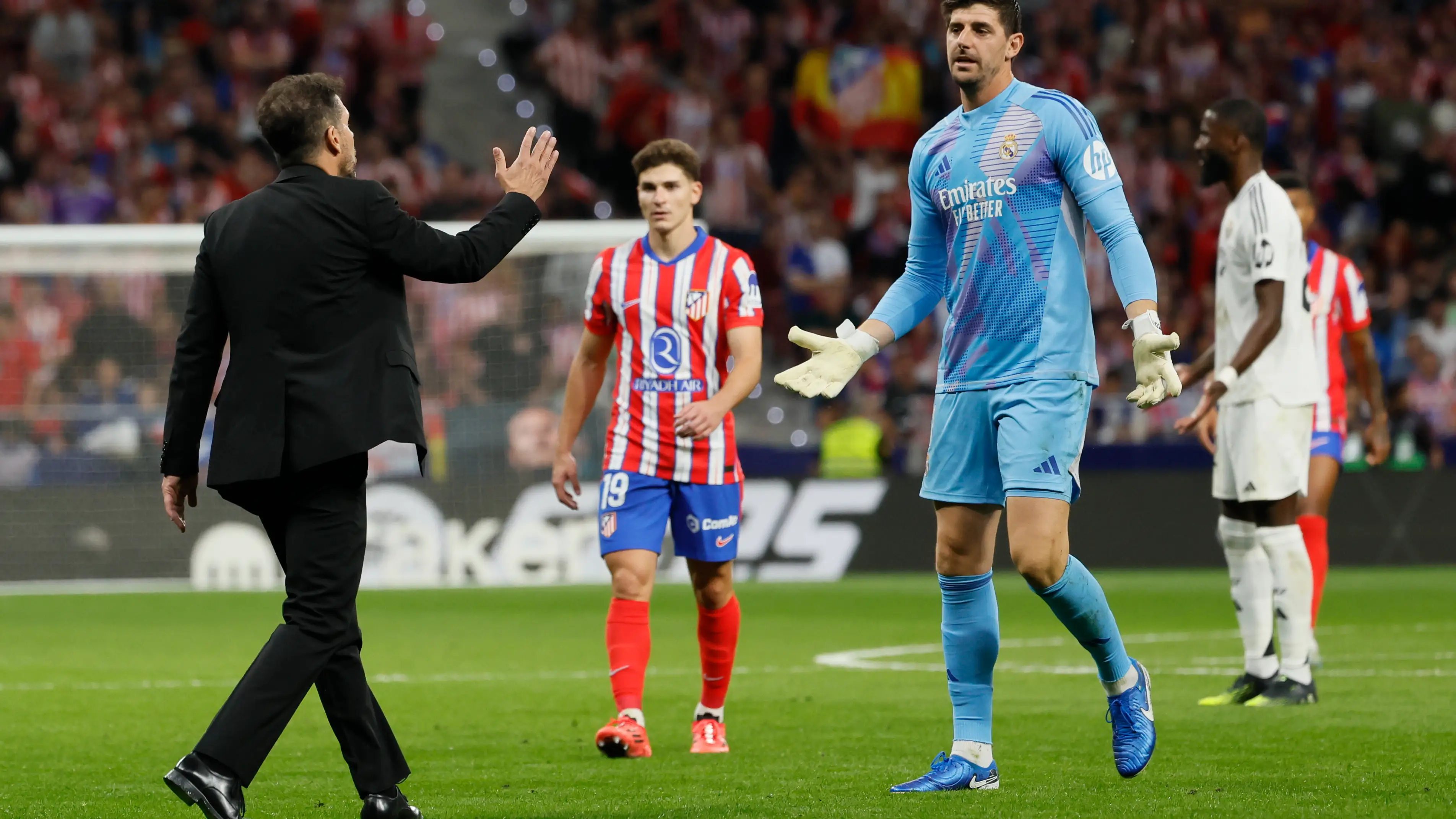 Thibaut Courtois, en el Metropolitano