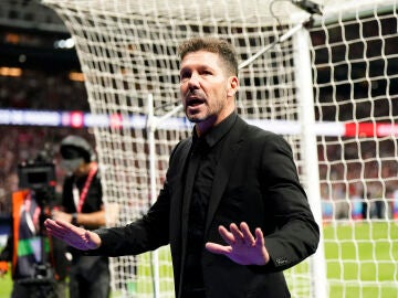 Simeone pide calma a la grada en el Metropolitano