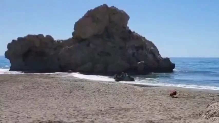 El v&iacute;deo de los bomberos que acudieron a rescatarle