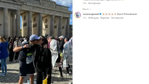 El beso de Tamara Falcó e Íñigo Onieva en Berlín El beso de Tamara Falcó e Íñigo Onieva en Berlín