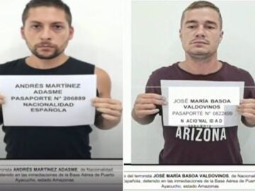 Los dos españoles detenidos en Venezuela