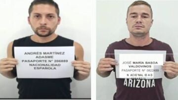 Los dos españoles detenidos en Venezuela