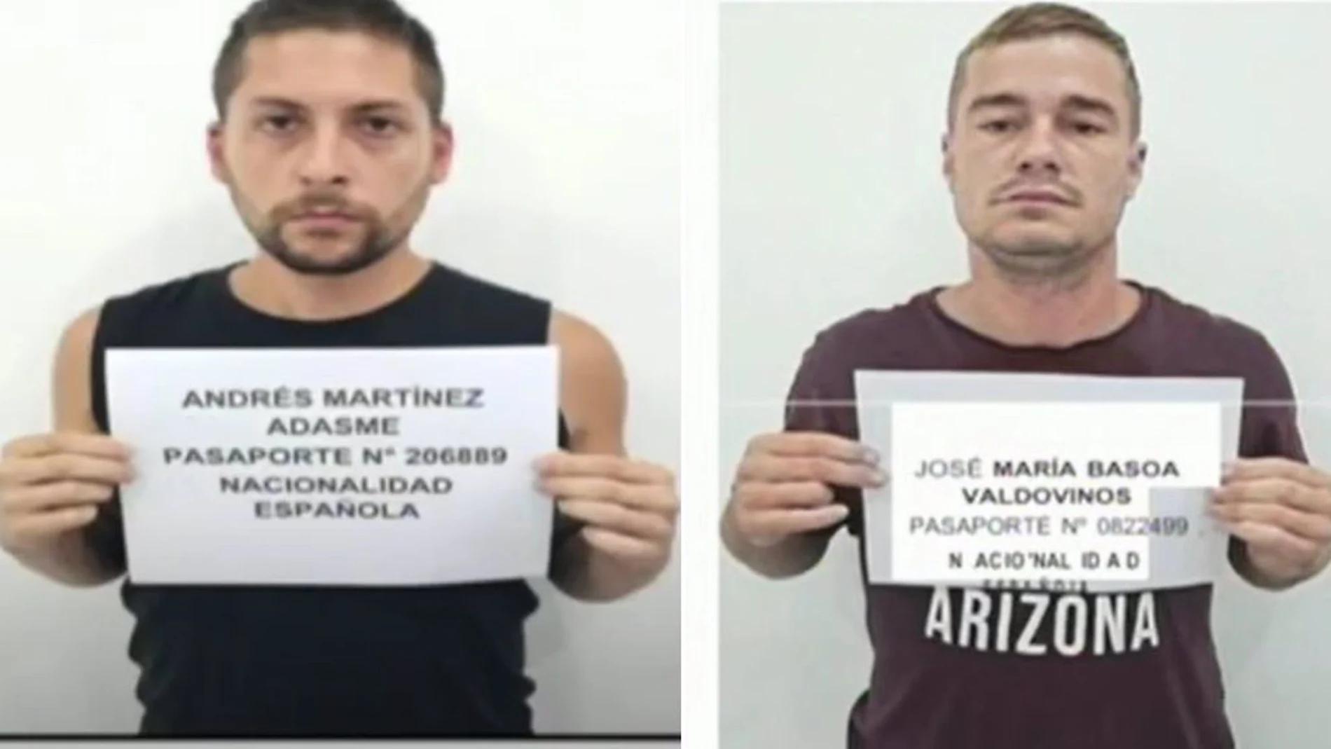 Los dos españoles detenidos en Venezuela Los dos españoles detenidos en Venezuela