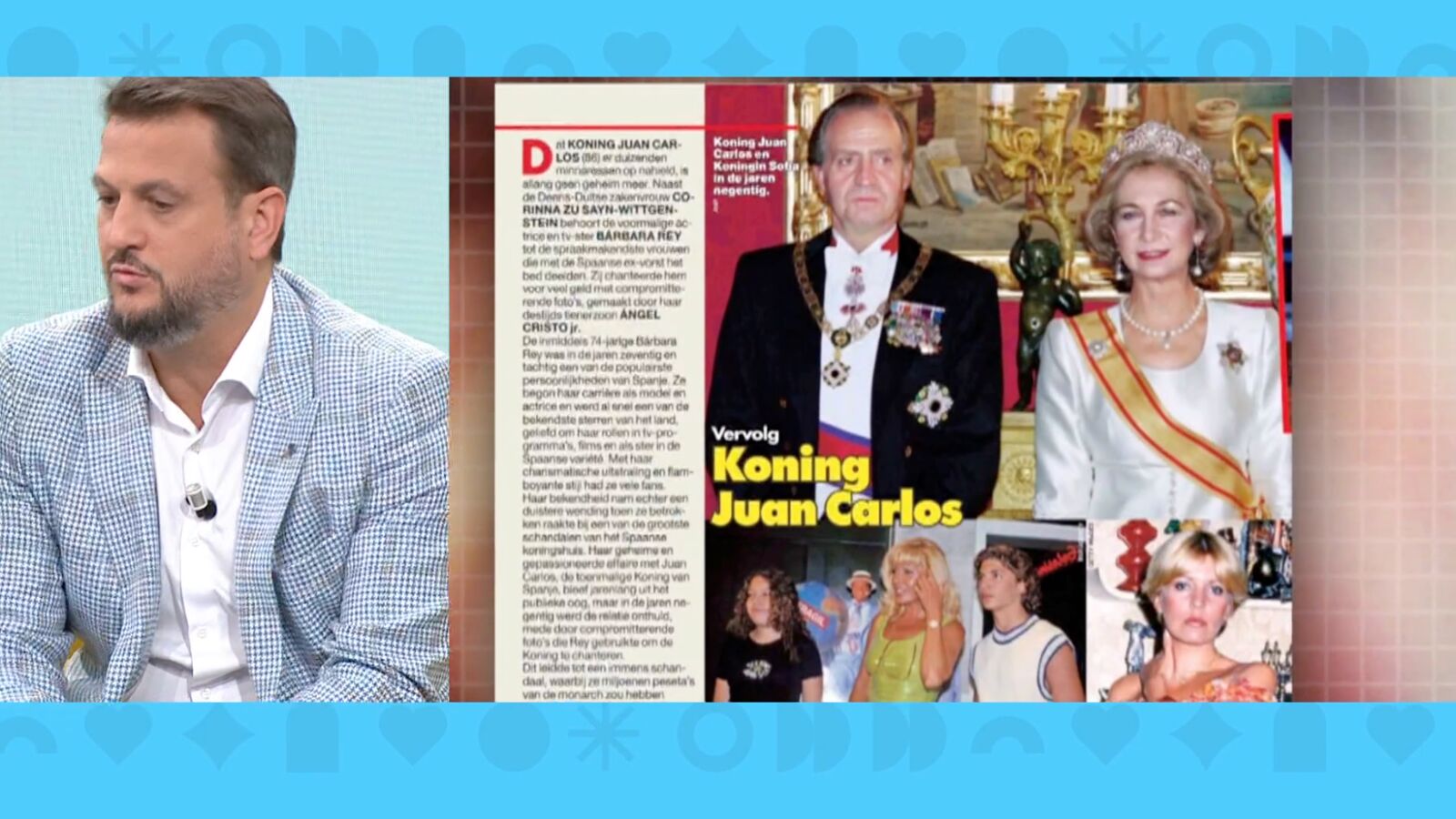 El periodista Juan Fernández Miranda asegura que existen 3 vídeos íntimos de Bárbara Rey con el Rey emérito 