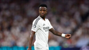 Vin&iacute;cius, en el partido ante el Stuttgart