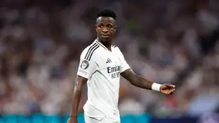 Vinícius, en el partido ante el Stuttgart Vinícius, en el partido ante el Stuttgart