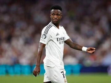 Vinícius, en el partido ante el Stuttgart