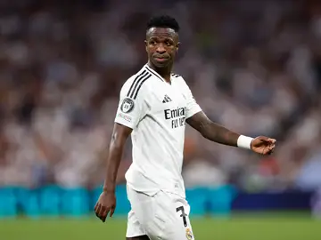 Vinícius, en el partido ante el Stuttgart Vinícius, en el partido ante el Stuttgart