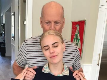 Bruce Willis con su hija Tallulah Willis