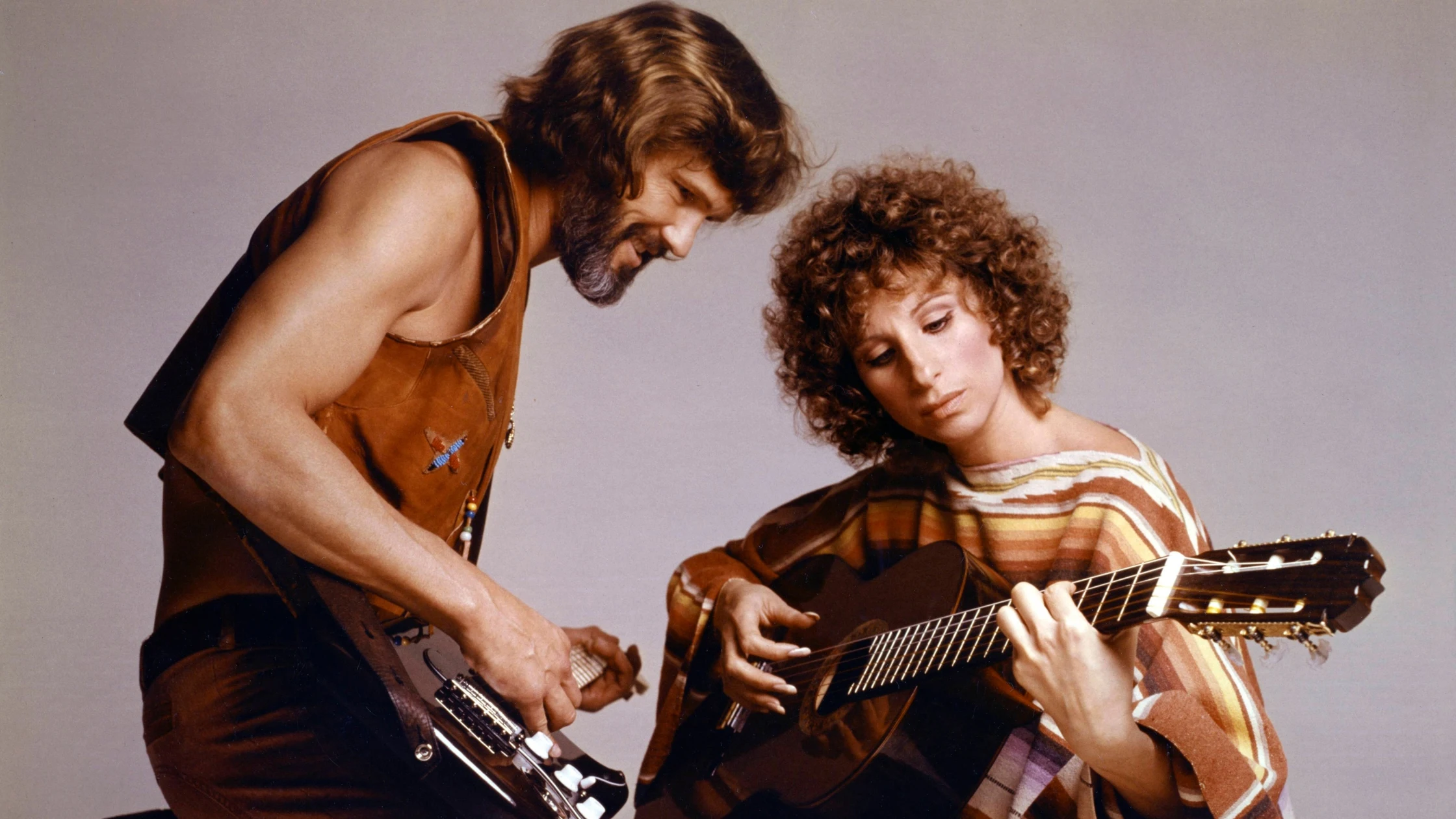 Kris Kristofferson y Barbra Streisand en Ha Nacido una Estrella Kris Kristofferson y Barbra Streisand en Ha Nacido una Estrella
