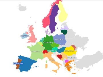 Mapa de los sueldos ideales en las diferentes capitales europeas