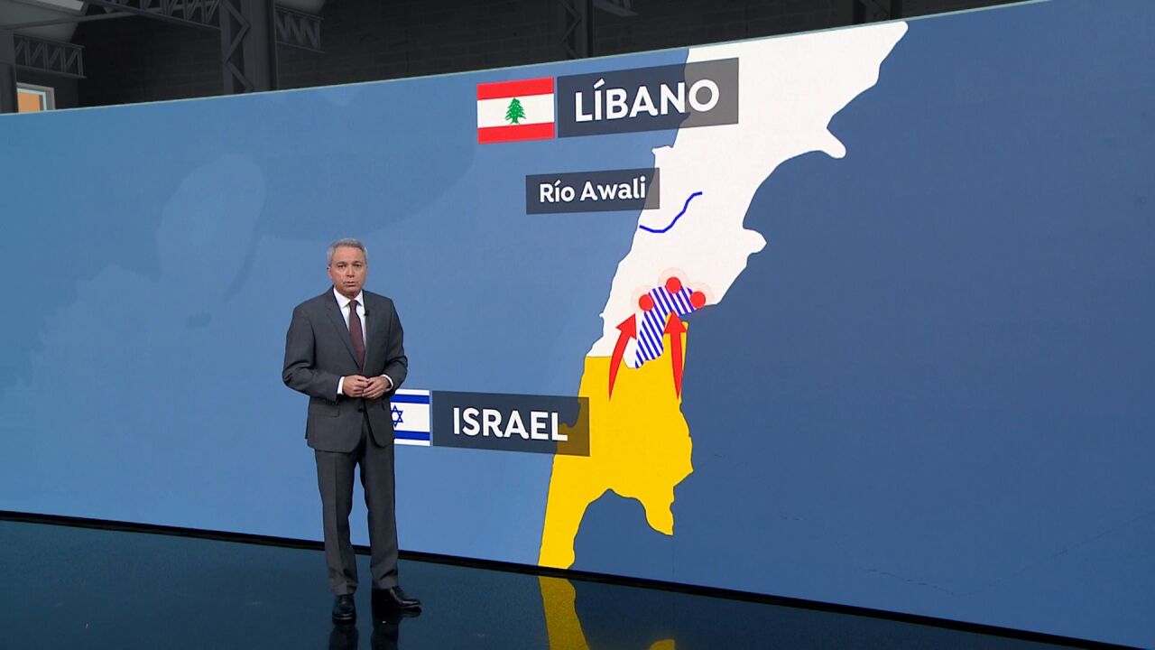 Mapa: Así fue la incursión terrestre de Israel en el sur del Líbano