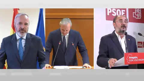 Jorge Azcón, pacto con Lambán Jorge Azcón, pacto con Lambán