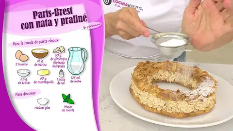 Ingredientes Paris-Brest Ingredientes Paris-Brest