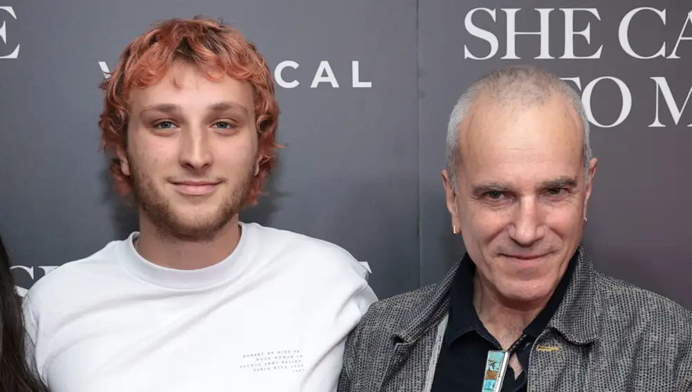 Daniel Day-Lewis y su hijo Ronan Daniel Day-Lewis y su hijo Ronan