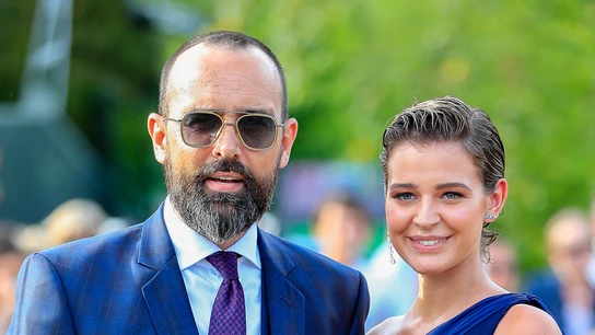 Laura Escanes y Risto Mejide en una boda Laura Escanes y Risto Mejide en una boda