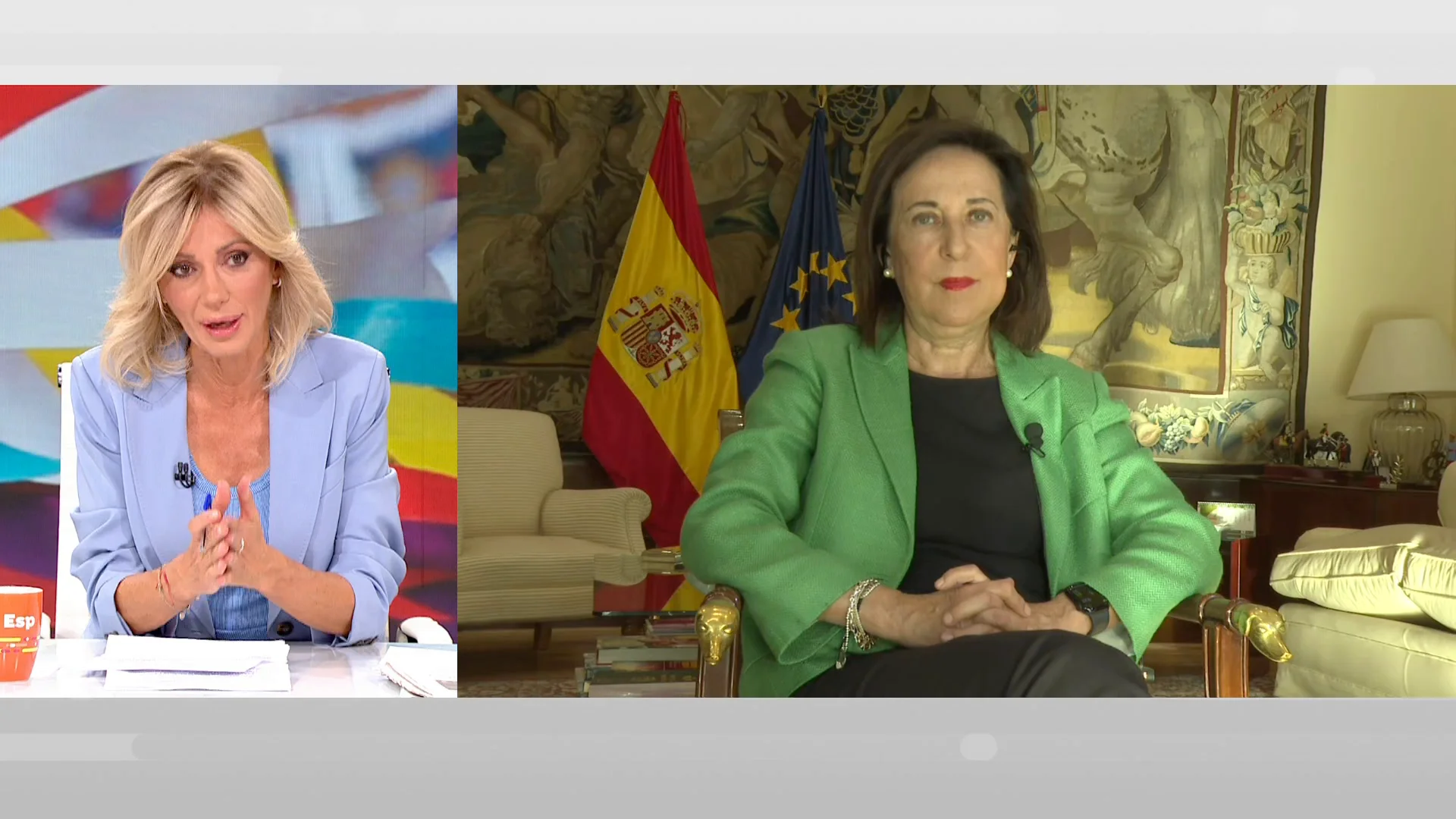Margarita Robles en Espejo P&uacute;blico