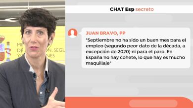 La ministra Elma Saiz celebra las cifras del paro: 