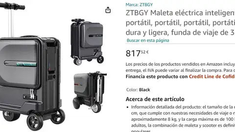 Maleta-patinete de ZTBGY Maleta-patinete de ZTBGY