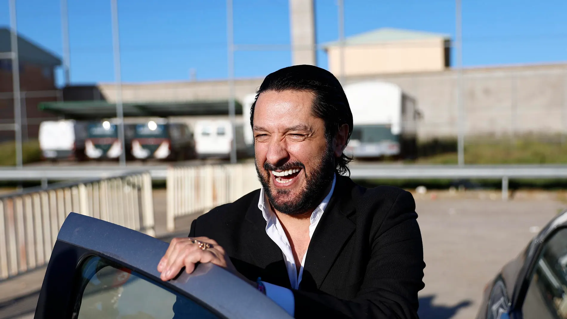 Imagen del bailaor Rafael Amargo a su salida de la prisión de Soto del Real Imagen del bailaor Rafael Amargo a su salida de la prisión de Soto del Real