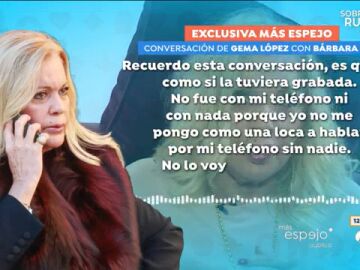 Bárbara Rey reacciona a los audios: "Me han grabado sin yo saberlo un día que estaba super cabreadísima"