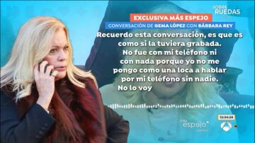 Bárbara Rey reacciona a los audios: "Me han grabado sin yo saberlo un día que estaba super cabreadísima"