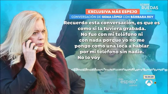 Bárbara Rey reacciona a los audios: "Me han grabado sin yo saberlo un día que estaba super cabreadísima" Bárbara Rey reacciona a los audios: "Me han grabado sin yo saberlo un día que estaba super cabreadísima"