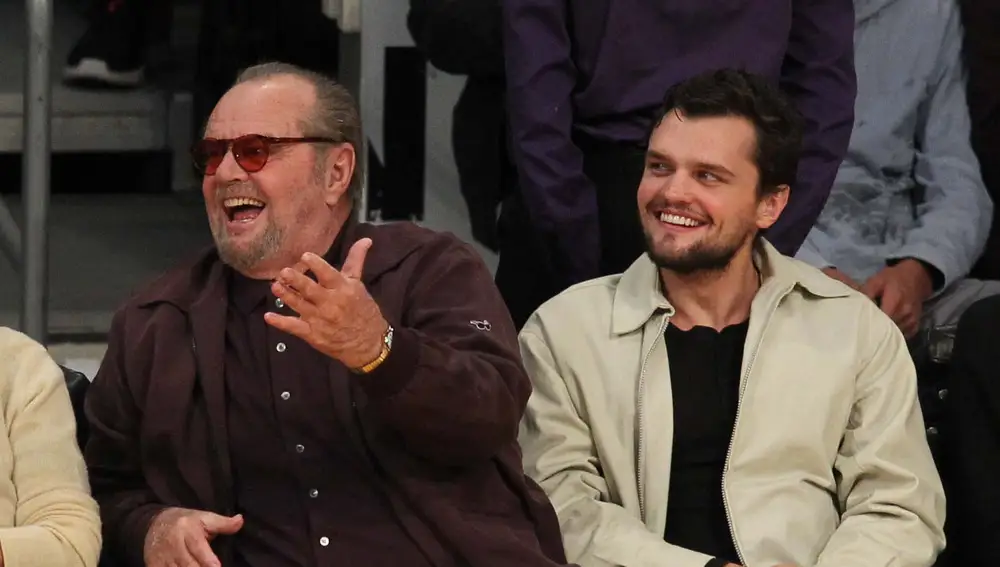 Jack Nicholson y su hijo, Ray Nicholson Jack Nicholson y su hijo, Ray Nicholson