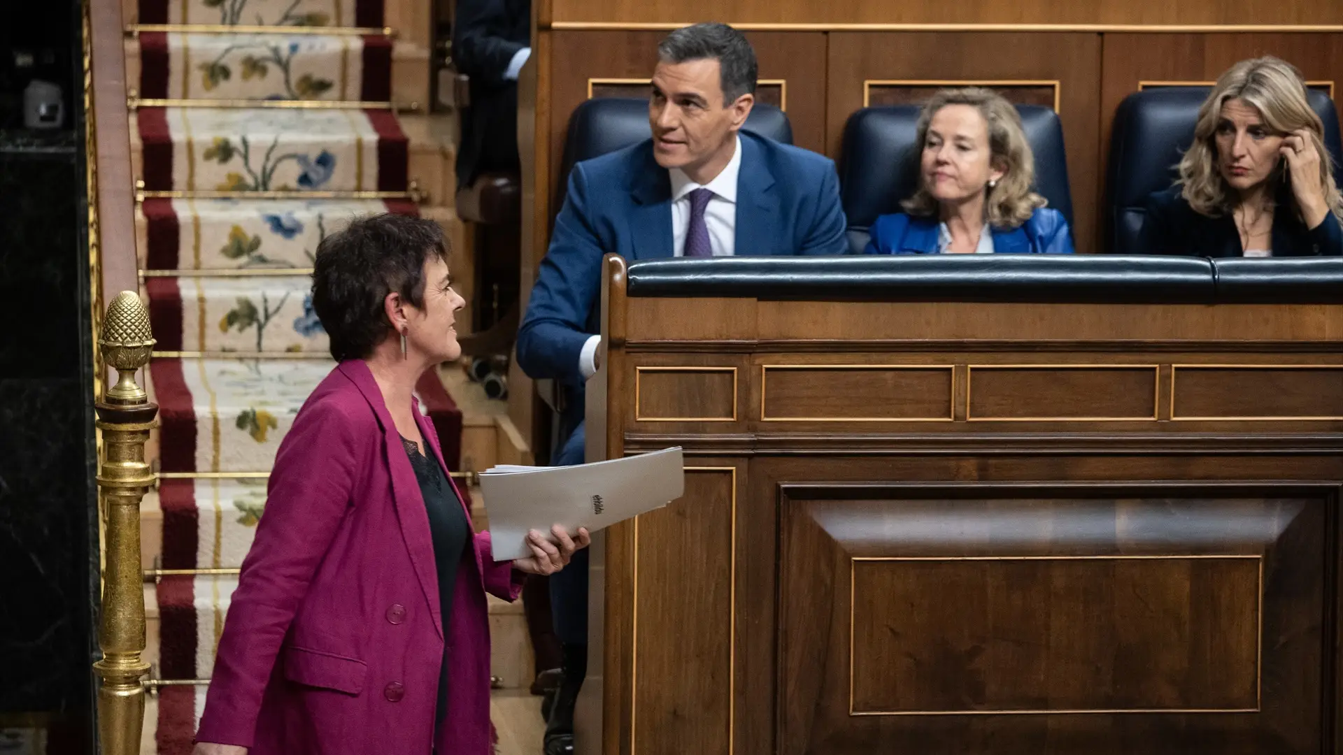 Portavoz de Bildu en el Congreso en el debate de investidura de S&aacute;nchez