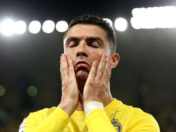 Cristiano Ronaldo durante un partido con el Al Nassr