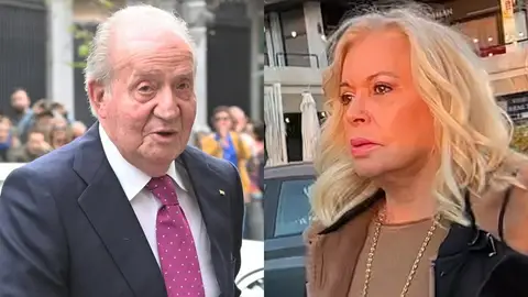 Fotomontaje de Bárbara Rey y Juan Carlos I. Fotomontaje de Bárbara Rey y Juan Carlos I.