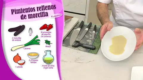 Ingredientes Pimientos rellenos de morcilla Ingredientes Pimientos rellenos de morcilla