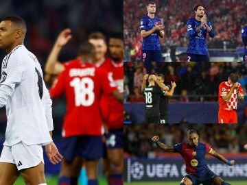 Resumen gráfico de la jornada 2 de la Champions League 2024-25 